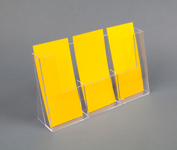 Triple Pocket 1 3 A4 DL Leaflet Dispenser Alplas triple-pocket-1-3-a4-dl-leaflet-dispenser-alplas