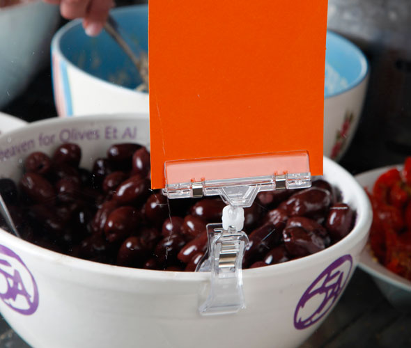 Clear Plastic Ticket Holder Clip Alplas