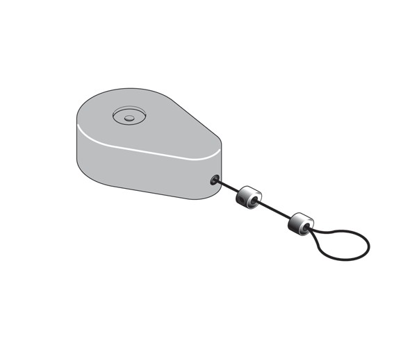 Retractable Security Tether with Adjustable Loop Alplas