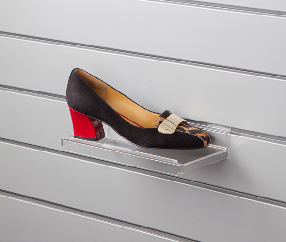 Slatwall Shoe Shelf Alplas