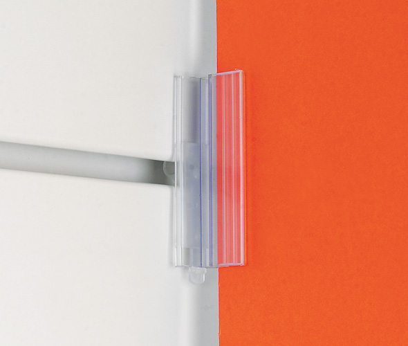 Slatwall Spring Sign Holder Alplas