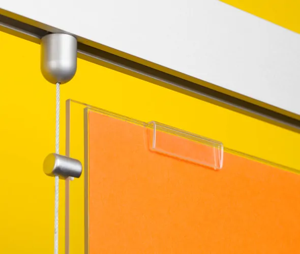 Cable Clamp Poster Pocket Clip