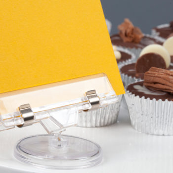 Round Base Spring Sign Holder - Alplas