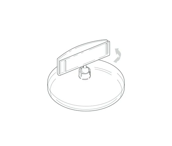 Large Round Base Large Sign Holder - Image 2