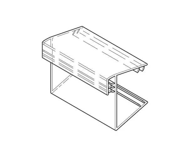 Shelf Edge Flush Sign Holder - Image 2