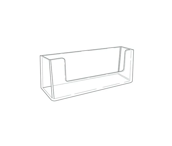 Flat Back Business Card Holder - Image 2