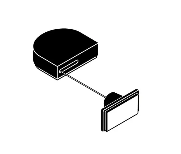 Mini Retractable Security Tether with Pad - Image 2