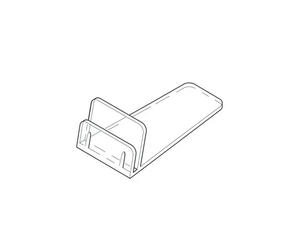 Mini Angled Ticket Holder - Image 2