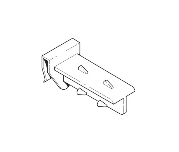 Corrugated Shelf Support Clip - Image 2