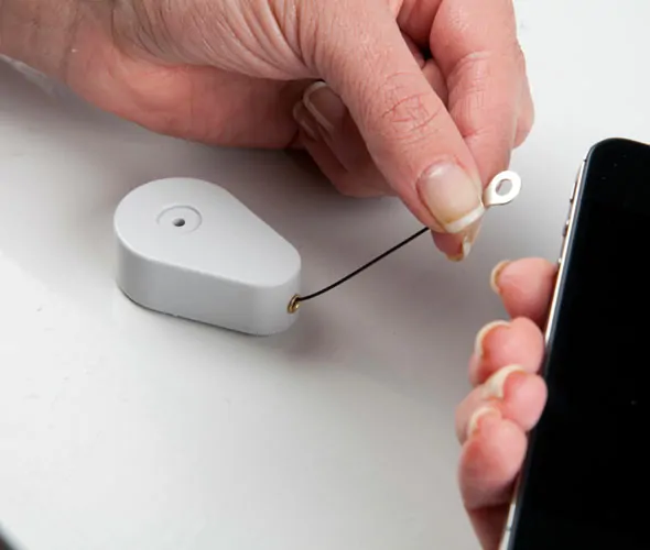 Retractable Security Tether with Eyelet