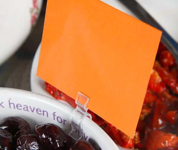 Small Plastic Ticket Holder - Image 3