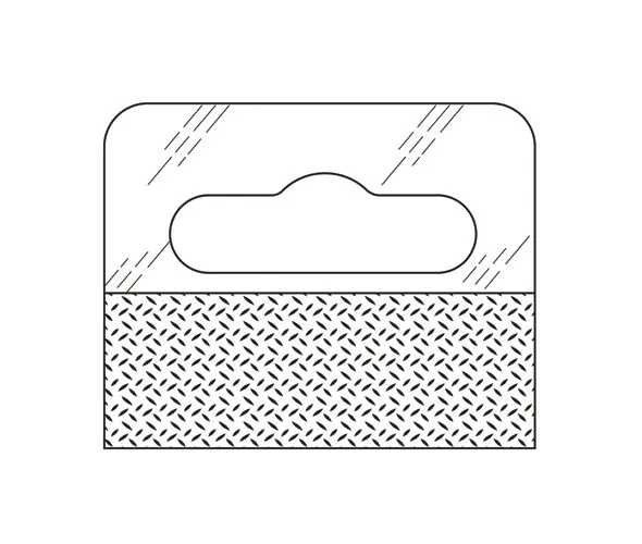 Self Adhesive Euro Hang Tab - Image 2