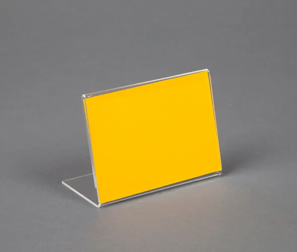 Mini Angled Sign Holder - Acrylic