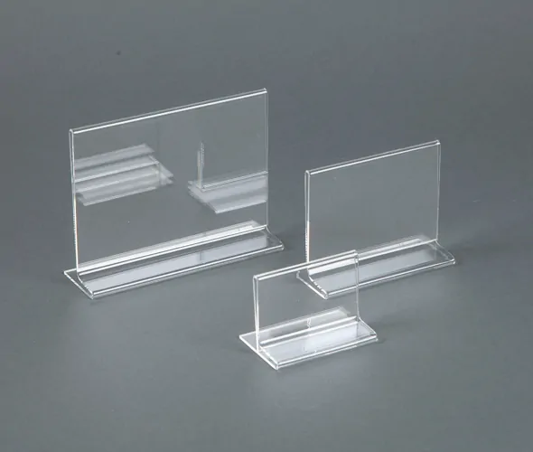 Mini Straight Sign Holder - Acrylic - Image 3