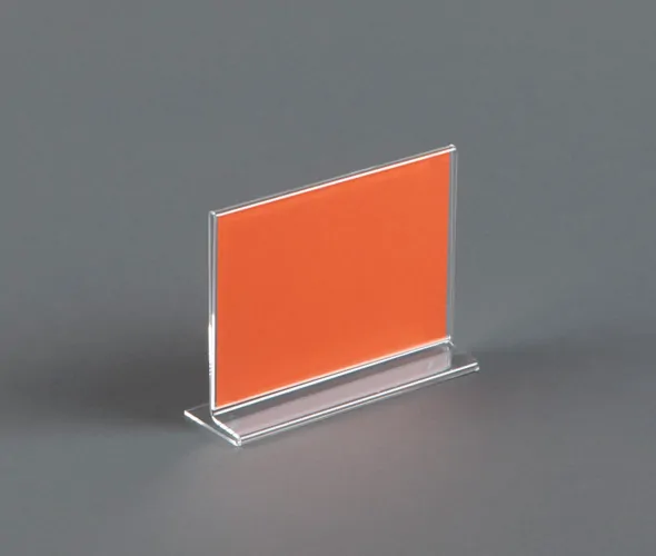 Mini Straight Sign Holder - Acrylic - Image 4