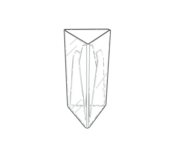 Clear Acrylic Straight 3 Sided Sign and Menu Holder - Image 2