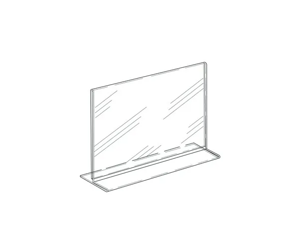 Straight Sign Holder - Acrylic - Image 2