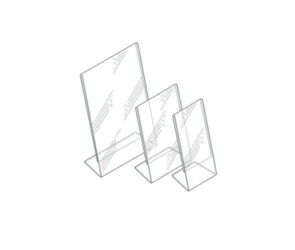 Acrylic Angled Sign Holder - Image 2
