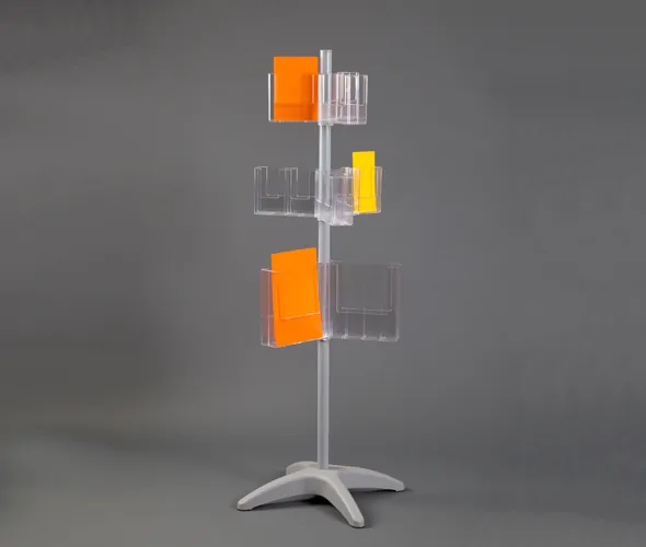 A4, A5 & 1/3rd A4 Floor Standing Dispenser Carousel