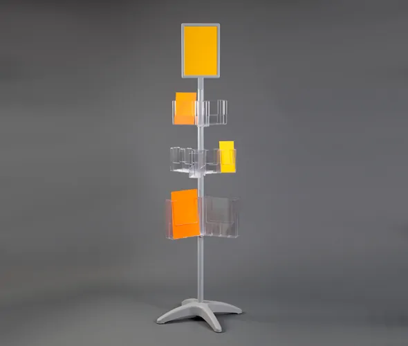 A4, A5 & 1/3rd A4 Floor Standing Dispenser Carousel - Image 3