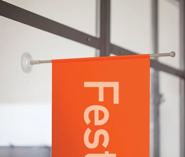 Outdoor Window Flag Pole