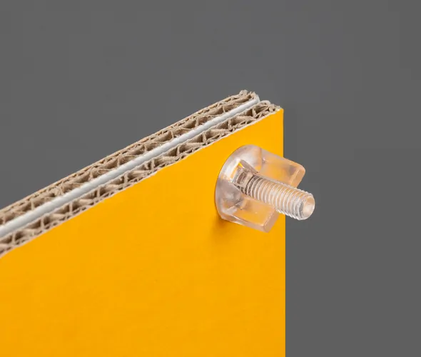 Clear Plastic Squeeze Fit Viking Screw