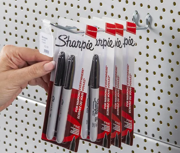 Pegboard Looped Metal Hook