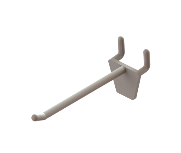 Pegboard Single Prong Hook - Alplas