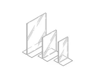 Straight Sign Holder - Styrene - Image 2