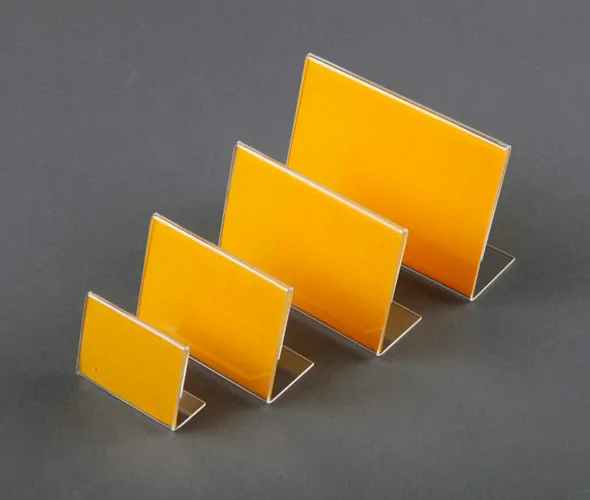 Mini Angled Sign Holder - Styrene