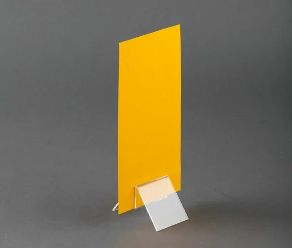 Clear Acrylic Menu Holder Base - Image 3