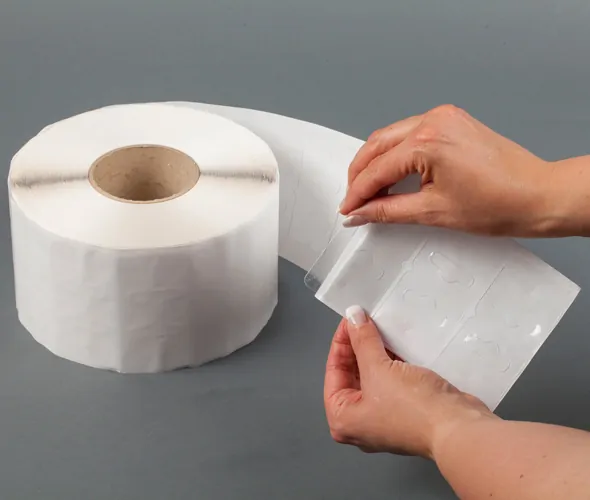 Folded Self Adhesive Euro Hang Tab - Image 3