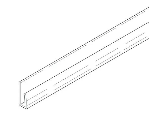 Plastic J Section - Image 2