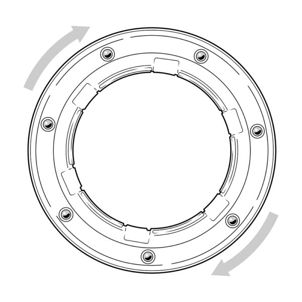 lazy susan turntable alplas