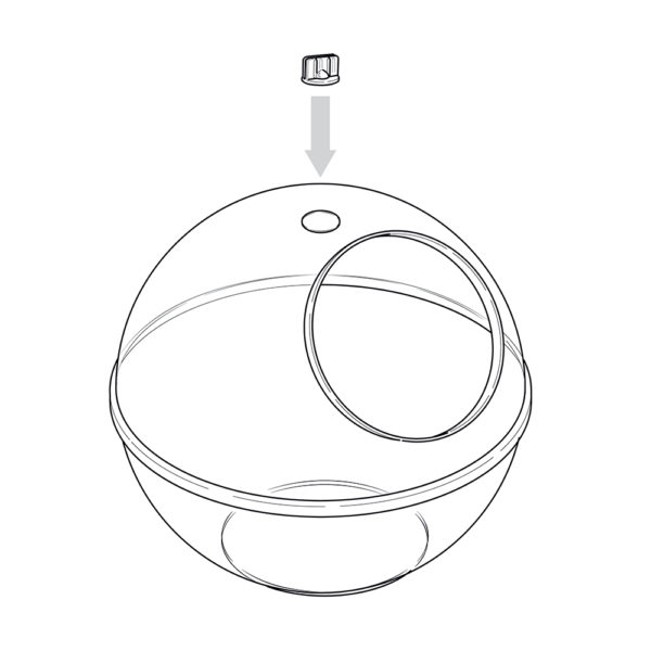 Counter Top Sphere Dispenser Alplas